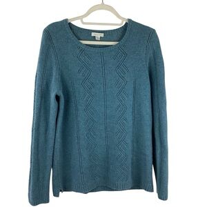 Garnet Hill Pointelle Cashmere Sweater
